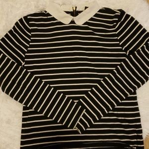 Black top with collar